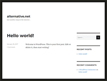 Tablet Screenshot of alternative.net